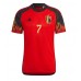 Belgia Kevin De Bruyne #7 Hjemmedrakt VM 2022 Kortermet
